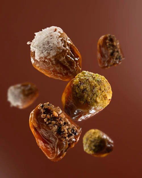 Product photo of floating stuffed dates